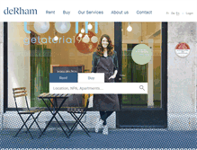 Tablet Screenshot of derham.ch